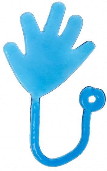 plakhand Sticky-hand 10 cm blauw