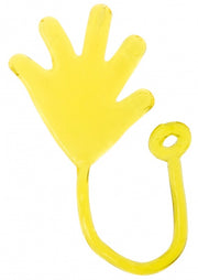 plakhand Sticky-hand 5 cm geel