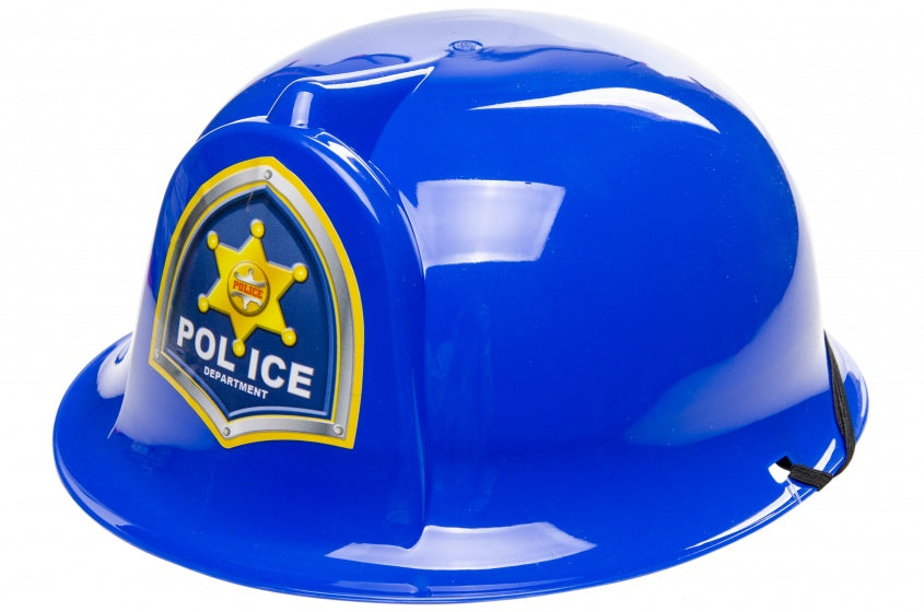 politiehelm blauw