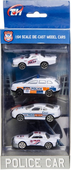 politievoertuigen 4 stuks o.a. politieauto