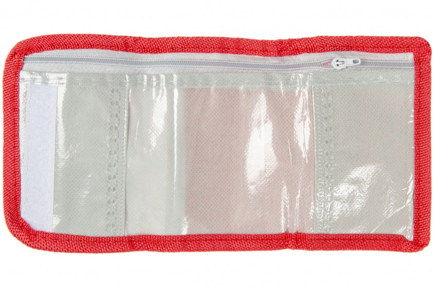 portemonnee piraten rood 12 cm