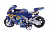 racemotor Champion 15 cm blauw