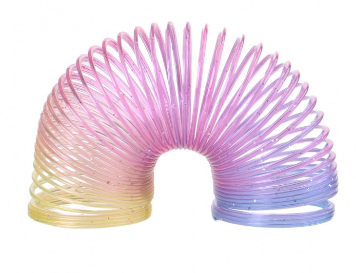 rengenboog trapveer roze/geel