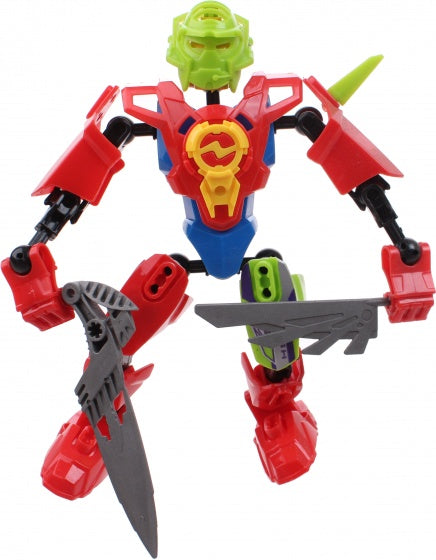 robot Earth Warrior 18 cm rood