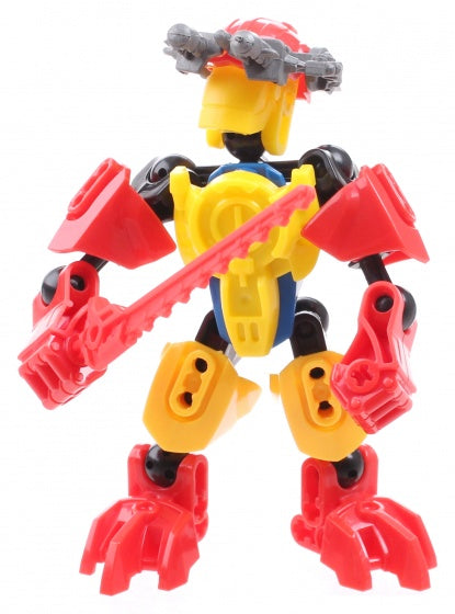 robot Thunderbolt Warrior Flame Swordsman 13 cm rood