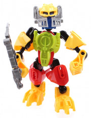 robot Thunderbolt Warrior Golden Guardian 13 cm geel