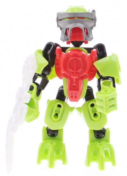 robot Thunderbolt Warrior Green Warrior 13 cm groen