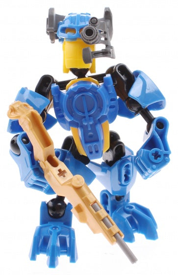 robot Thunderbolt Warrior Sapphire Stranglehold 13 cm blauw