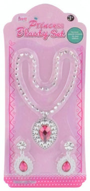 sieradenset Princess Beauty 3-delig roze