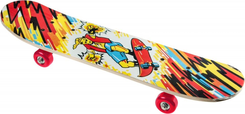 skateboard junior 60 cm rood