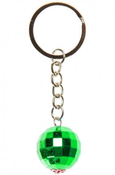 sleutelhanger discobal 2 cm groen