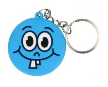 Sleutelhanger emoji blauw 4