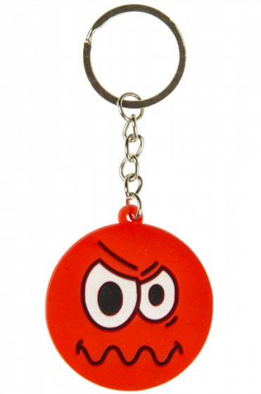 Sleutelhanger emoji rood 4