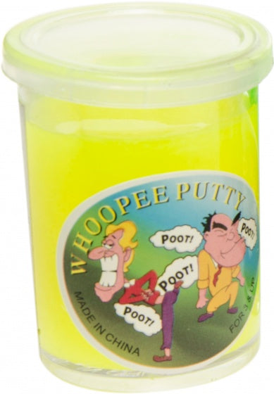 slijm Whoopee Putty 6 cm geel