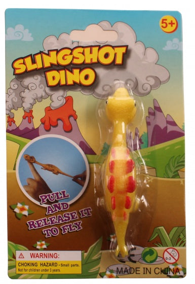 slingshot dino 11 cm geel/oranje N