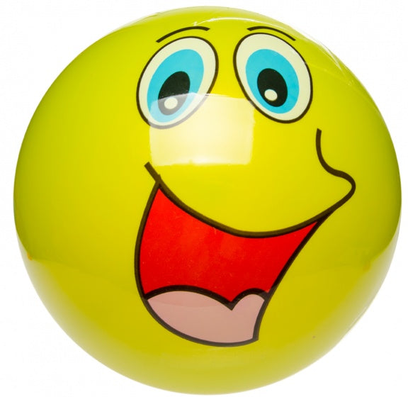 speelbal Smilingface 23 cm groen