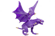 speelfiguur draak 7 cm paars
