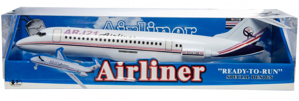 speelgoedvliegtuig Airliner 44 x 13 x 8 cm