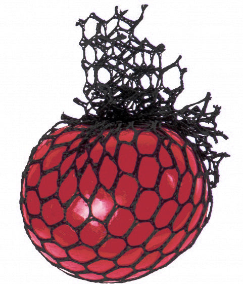 squishy bal 6 cm rubber bordeaux