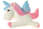 squishy eenhoorn blauw/roze 10 cm
