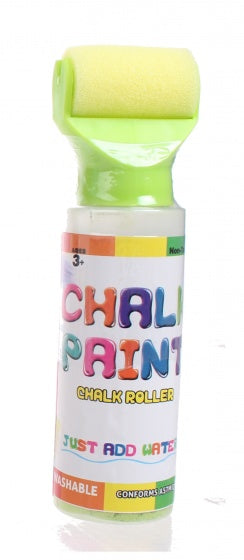 stoepkrijfverf roller 15 cm groen