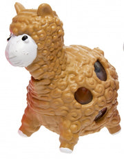 stressbal alpaca 5 cm bruin