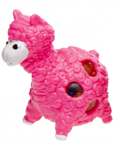 stressbal alpaca 5 cm roze