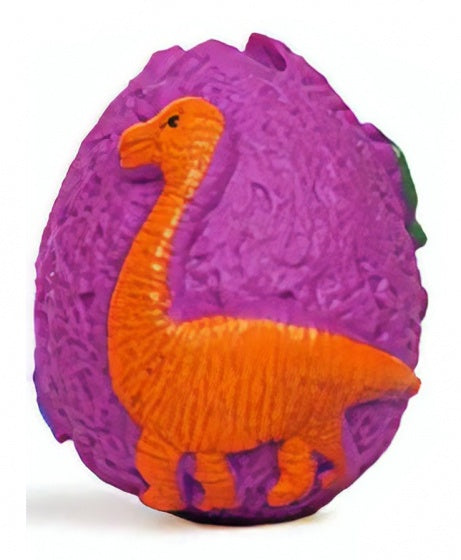 stressbal dinosaurus ei 6 cm multicolor/paars
