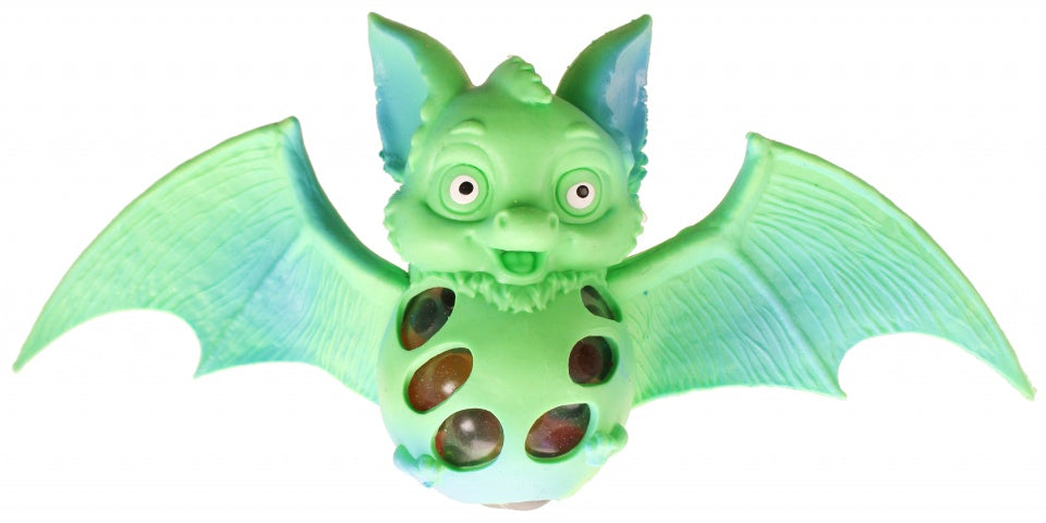 stressbal squish vleermuis 11 x 25 cm groen