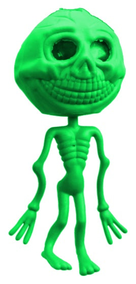 stressbal squishy Alien 12 x 5 cm groen