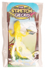 stretch gekko 10 cm geel I