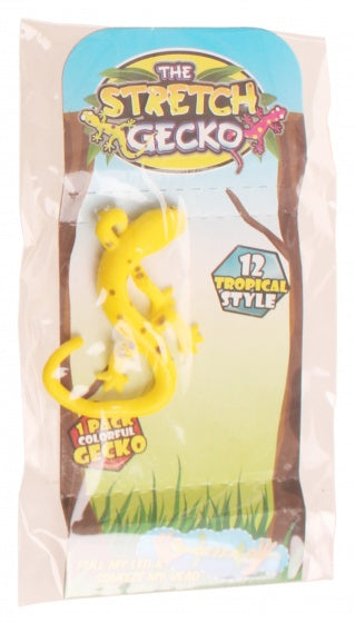 stretch gekko 6 cm geel C