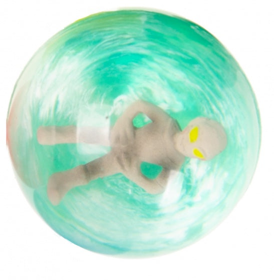stuiterbal ruimte groen/bruin 4