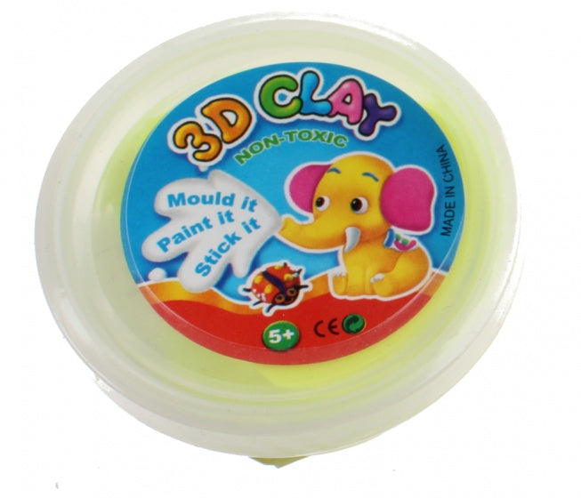 Stuiterklei neon geel