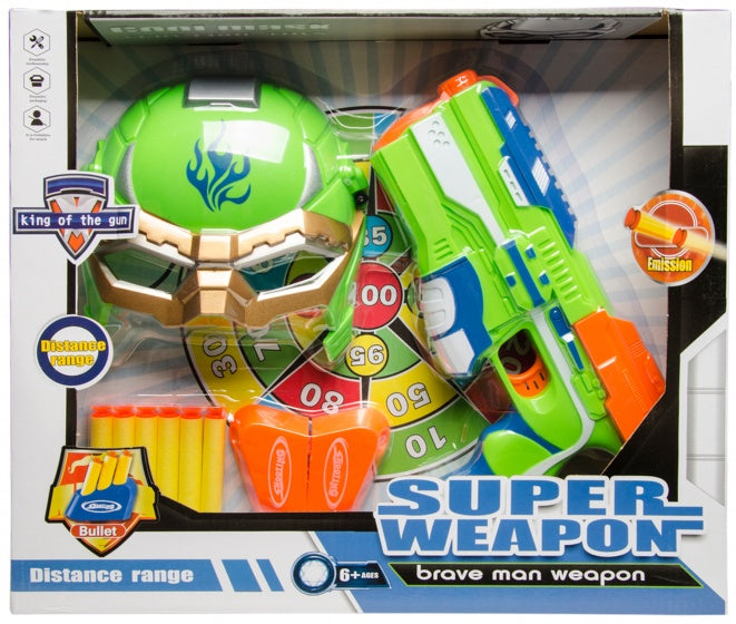 superwapen 'Brave man' 23 cm 10-delig groen