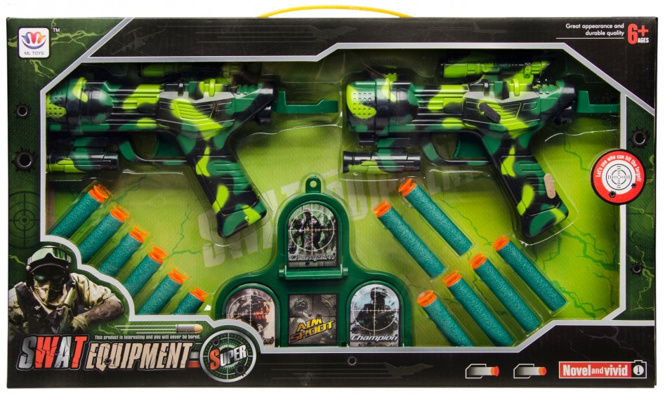Swat equipment 4-delig groen