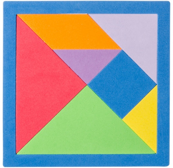 vormenpuzzel Tangram foam 15