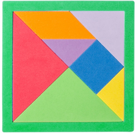 tangram vormenspel foam 15
