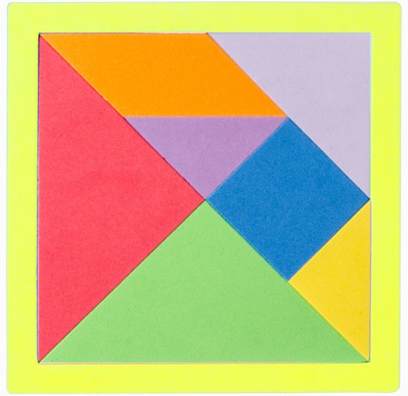 vormenpuzzel Tangram foam 15