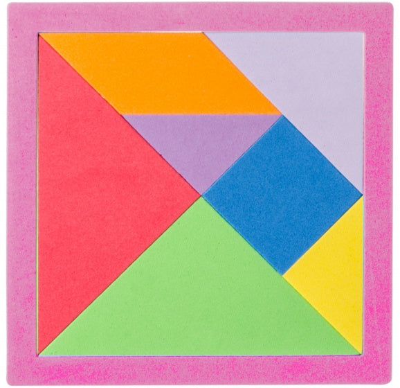 vormenpuzzel Tangram foam 15
