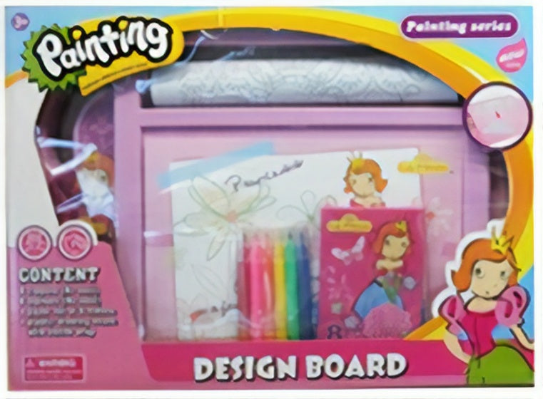 tekenset prinsessen 25 cm 4-delig
