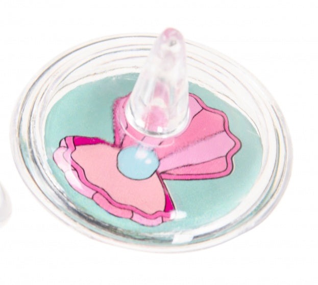 tol schelp 3 cm per stuk blauw