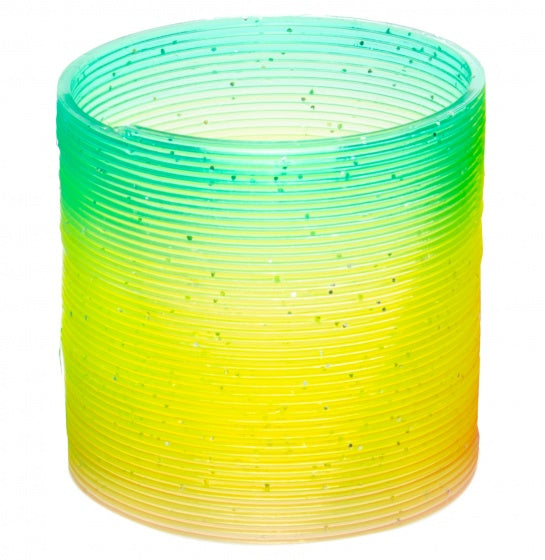 trapveer glitters groen/geel 6
