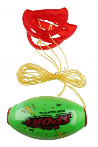 trekbalspel 16 cm groen/rood