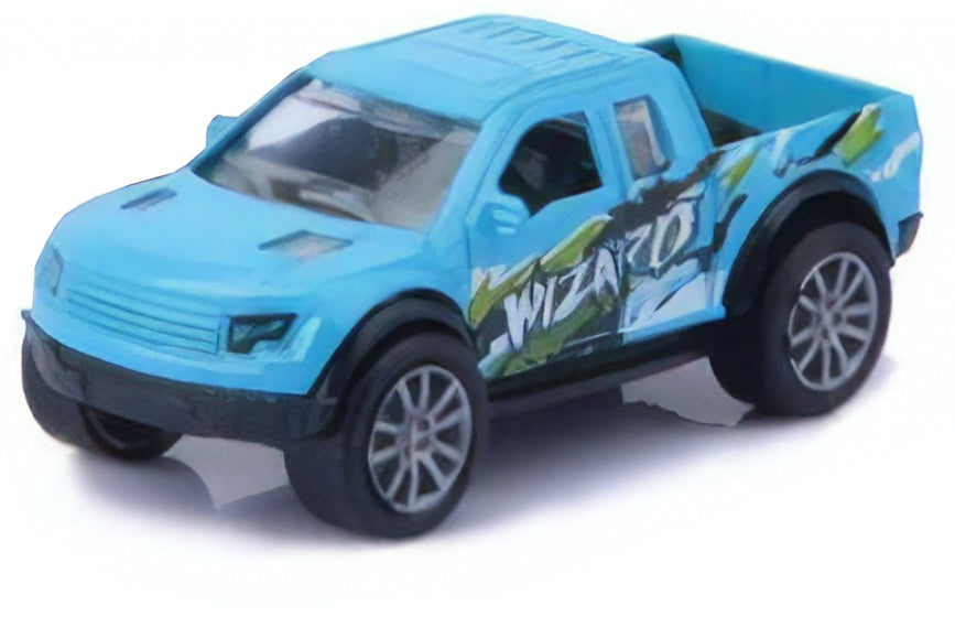 truck Die Cast 8 cm blauw
