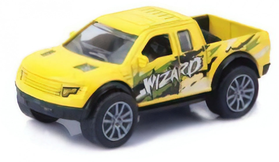truck Die Cast 8 cm geel