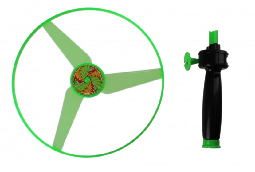 vang- en lanceerspel ufo groen 14 cm