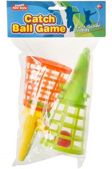 vangbekerspel 3-delig groen/oranje