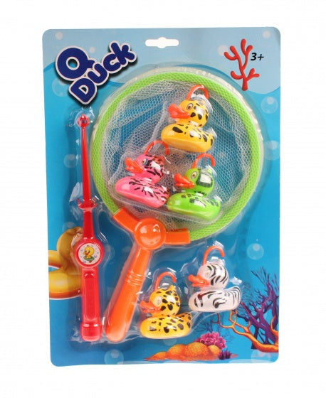 visspel eendjes rood 30 cm