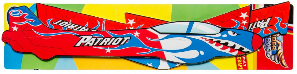 vliegtuig bouwpakket Patriot 44 cm 4-delig rood